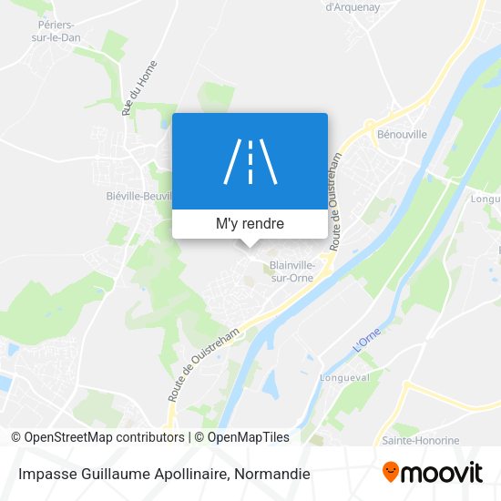 Impasse Guillaume Apollinaire plan