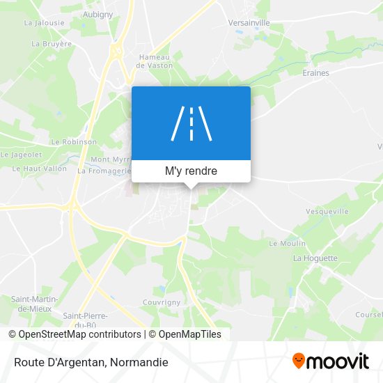 Route D'Argentan plan