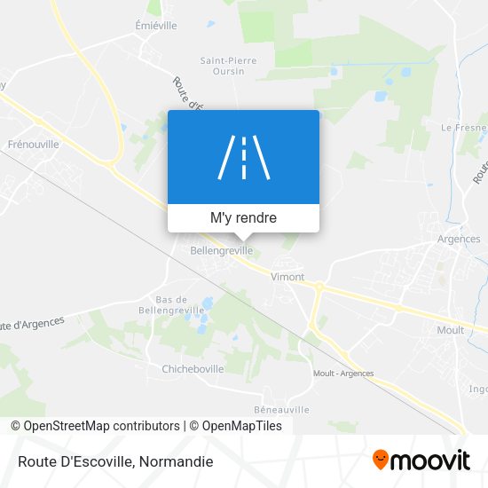 Route D'Escoville plan
