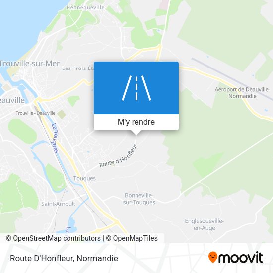 Route D'Honfleur plan