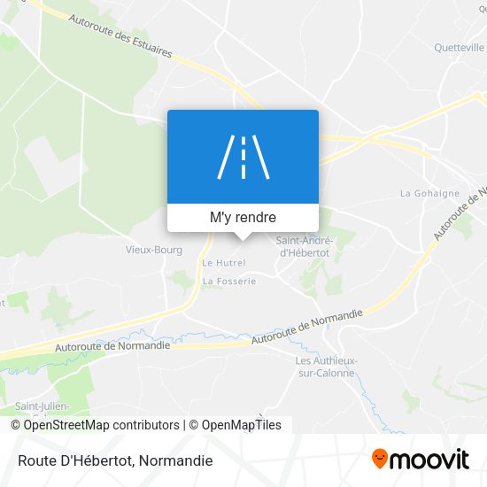 Route D'Hébertot plan