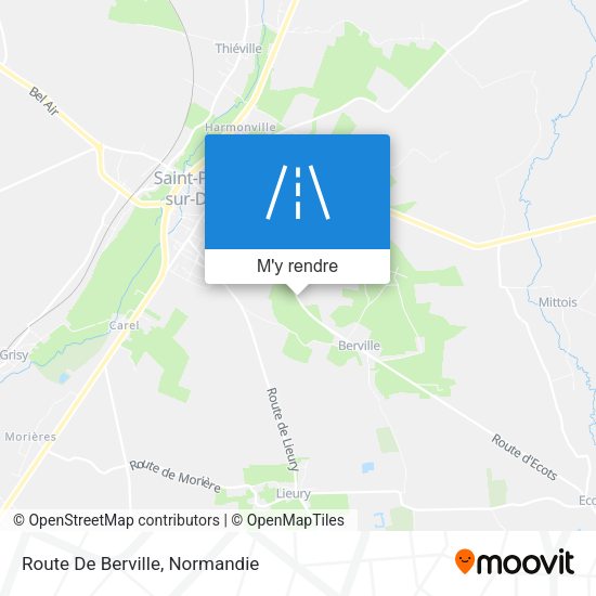 Route De Berville plan