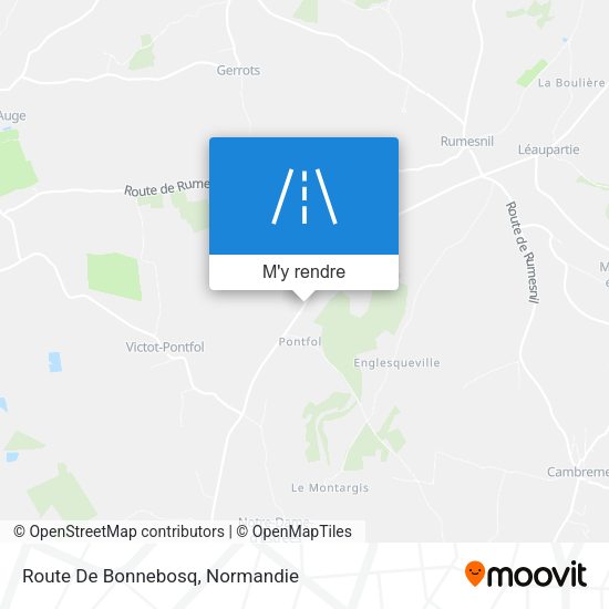 Route De Bonnebosq plan