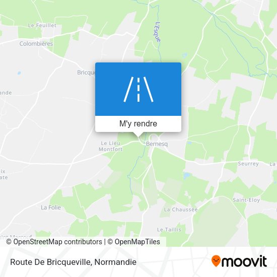Route De Bricqueville plan