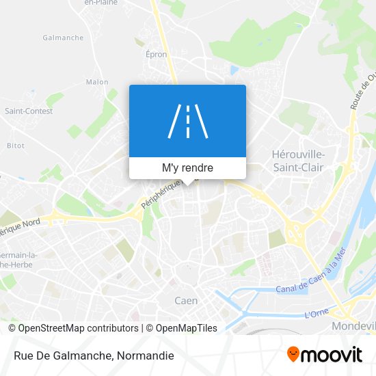 Rue De Galmanche plan