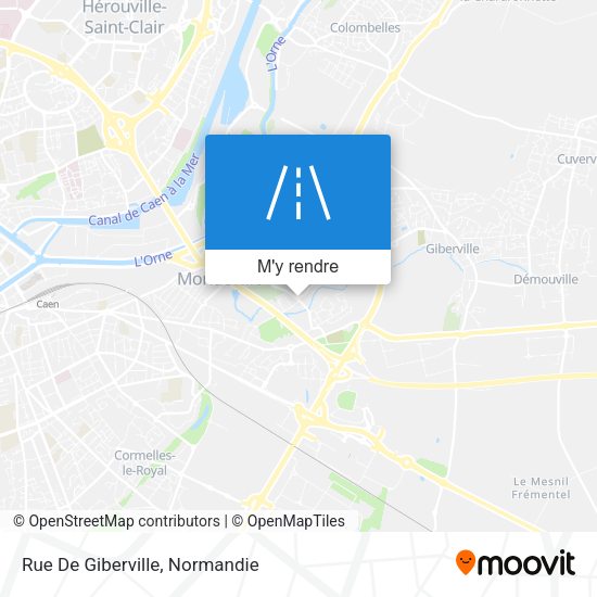 Rue De Giberville plan