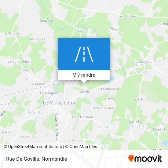 Rue De Goville plan