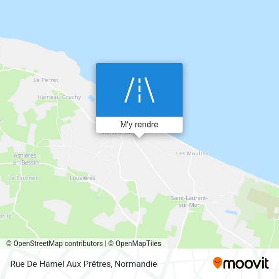Rue De Hamel Aux Prêtres plan