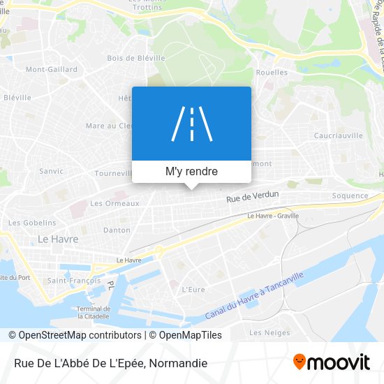 Rue De L'Abbé De L'Epée plan