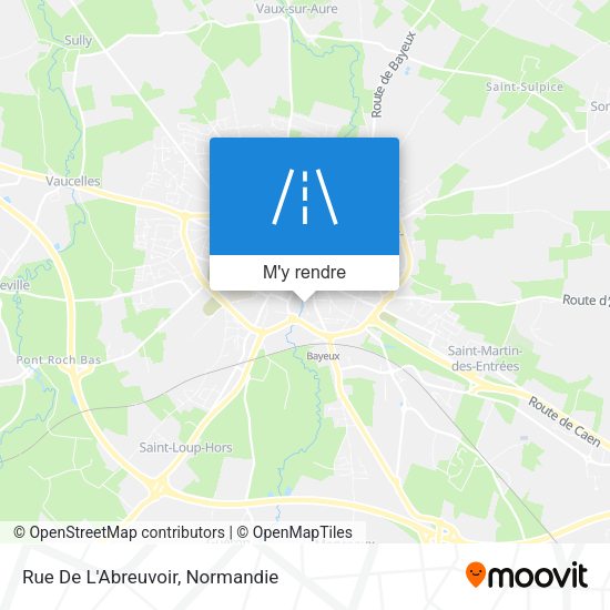 Rue De L'Abreuvoir plan