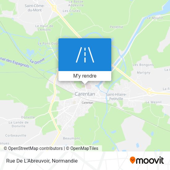 Rue De L'Abreuvoir plan