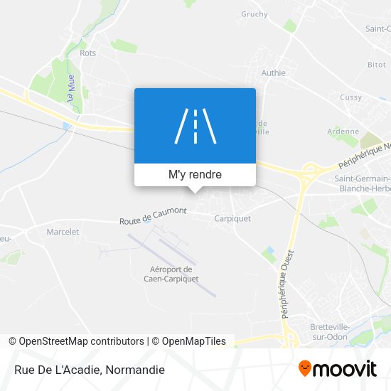 Rue De L'Acadie plan