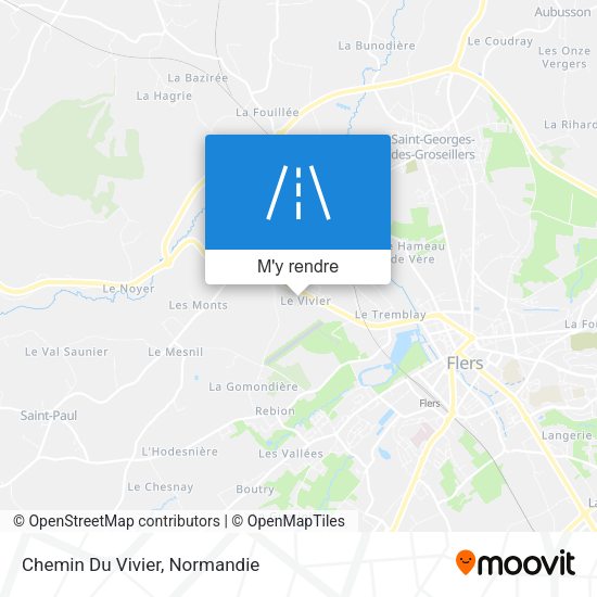 Chemin Du Vivier plan