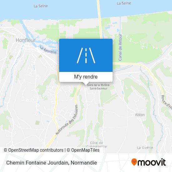 Chemin Fontaine Jourdain plan