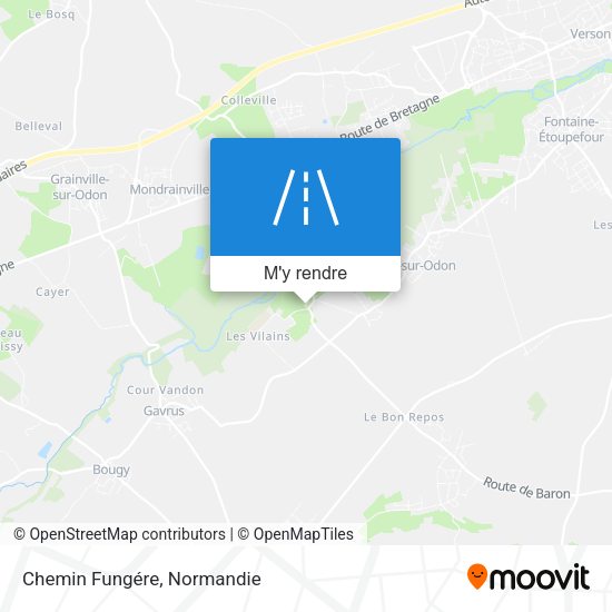 Chemin Fungére plan