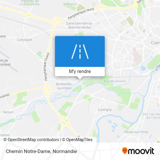 Chemin Notre-Dame plan