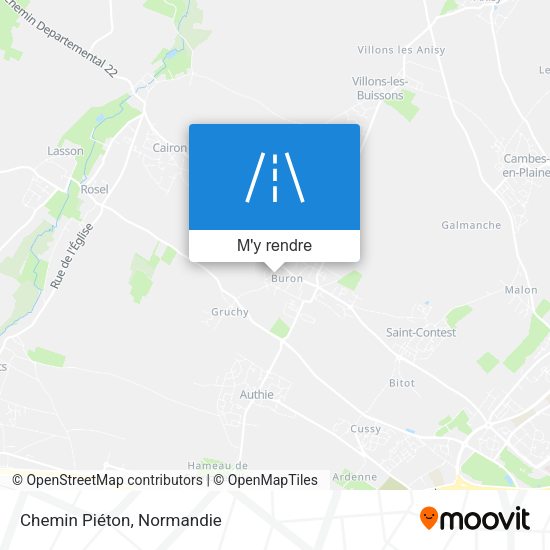 Chemin Piéton plan