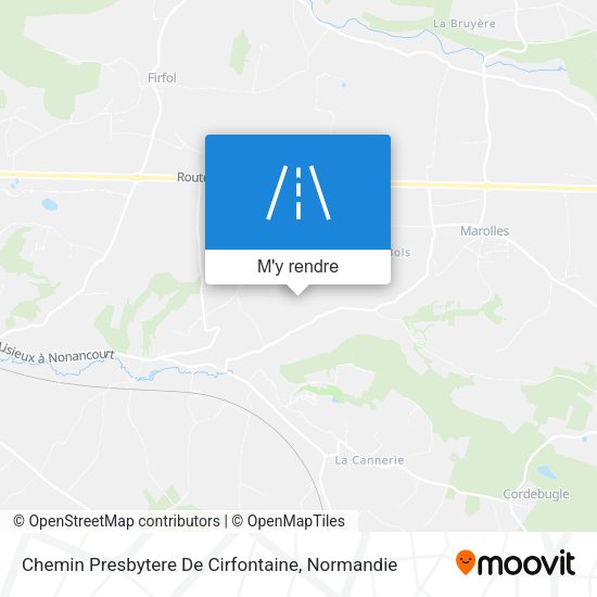 Chemin Presbytere De Cirfontaine plan