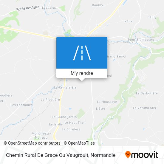 Chemin Rural De Grace Ou Vaugroult plan