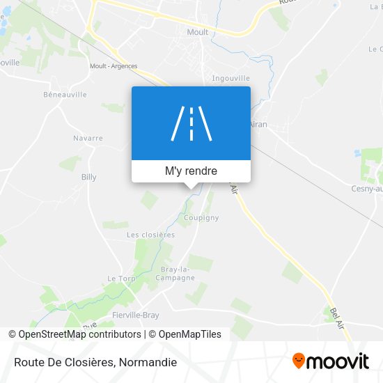 Route De Closières plan