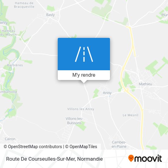 Route De Courseulles-Sur-Mer plan