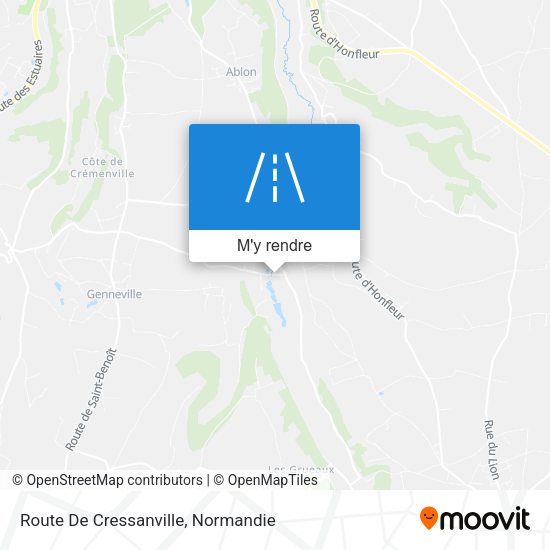 Route De Cressanville plan