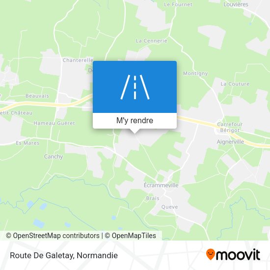 Route De Galetay plan