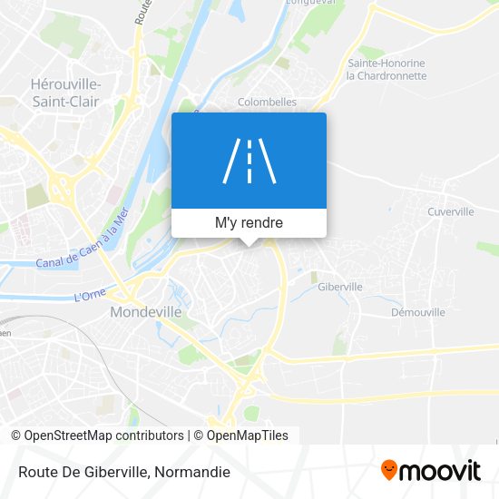 Route De Giberville plan