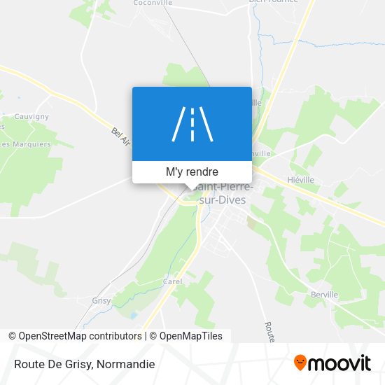 Route De Grisy plan