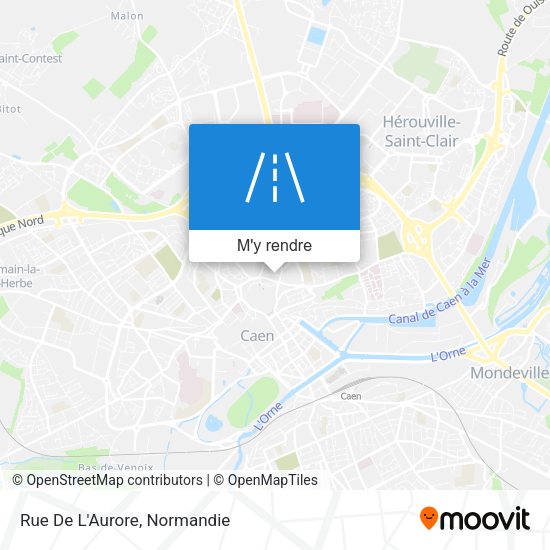 Rue De L'Aurore plan