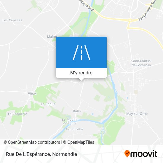 Rue De L'Espérance plan