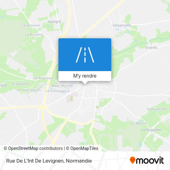 Rue De L'Int De Levignen plan