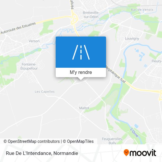 Rue De L'Intendance plan
