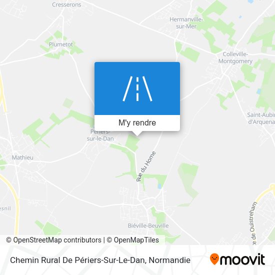 Chemin Rural De Périers-Sur-Le-Dan plan