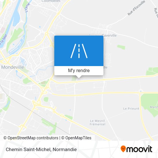 Chemin Saint-Michel plan