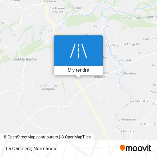 La Cannière plan