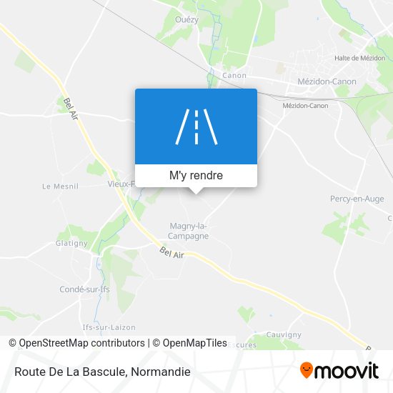 Route De La Bascule plan