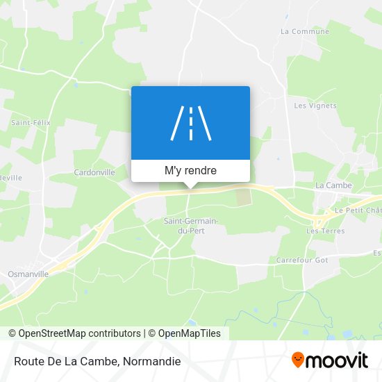 Route De La Cambe plan