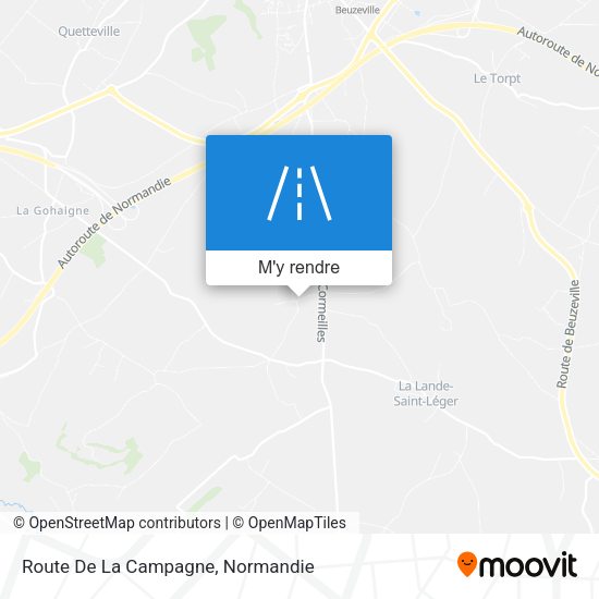 Route De La Campagne plan