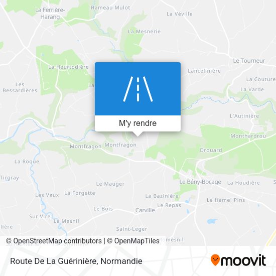 Route De La Guérinière plan