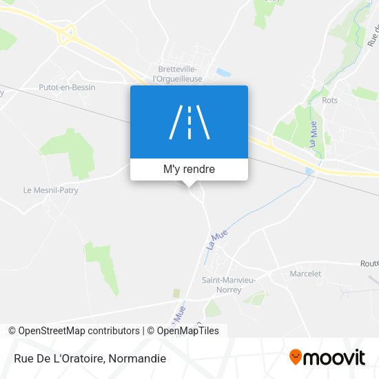Rue De L'Oratoire plan