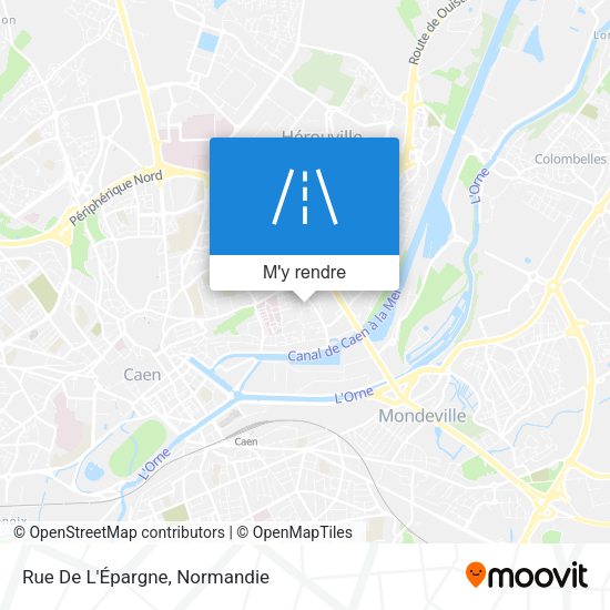 Rue De L'Épargne plan