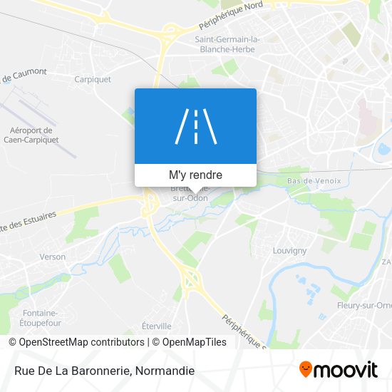 Rue De La Baronnerie plan