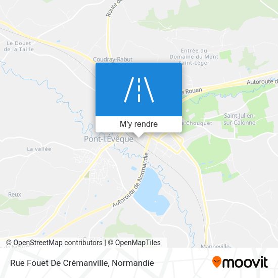 Rue Fouet De Crémanville plan