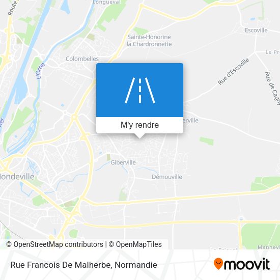 Rue Francois De Malherbe plan