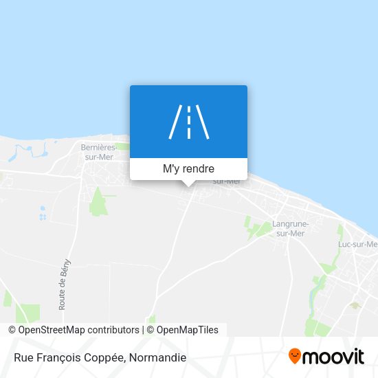 Rue François Coppée plan