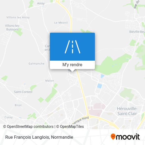 Rue François Langlois plan