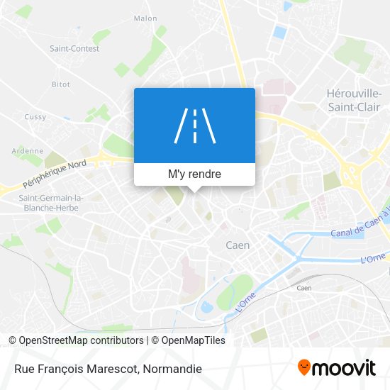 Rue François Marescot plan