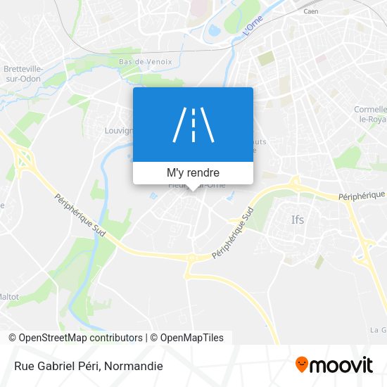Rue Gabriel Péri plan
