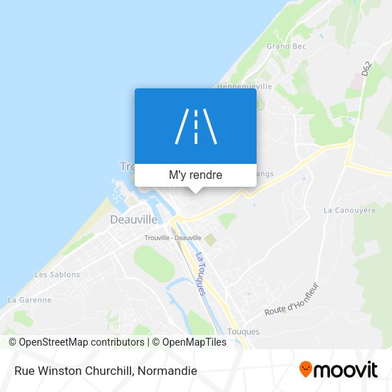 Rue Winston Churchill plan